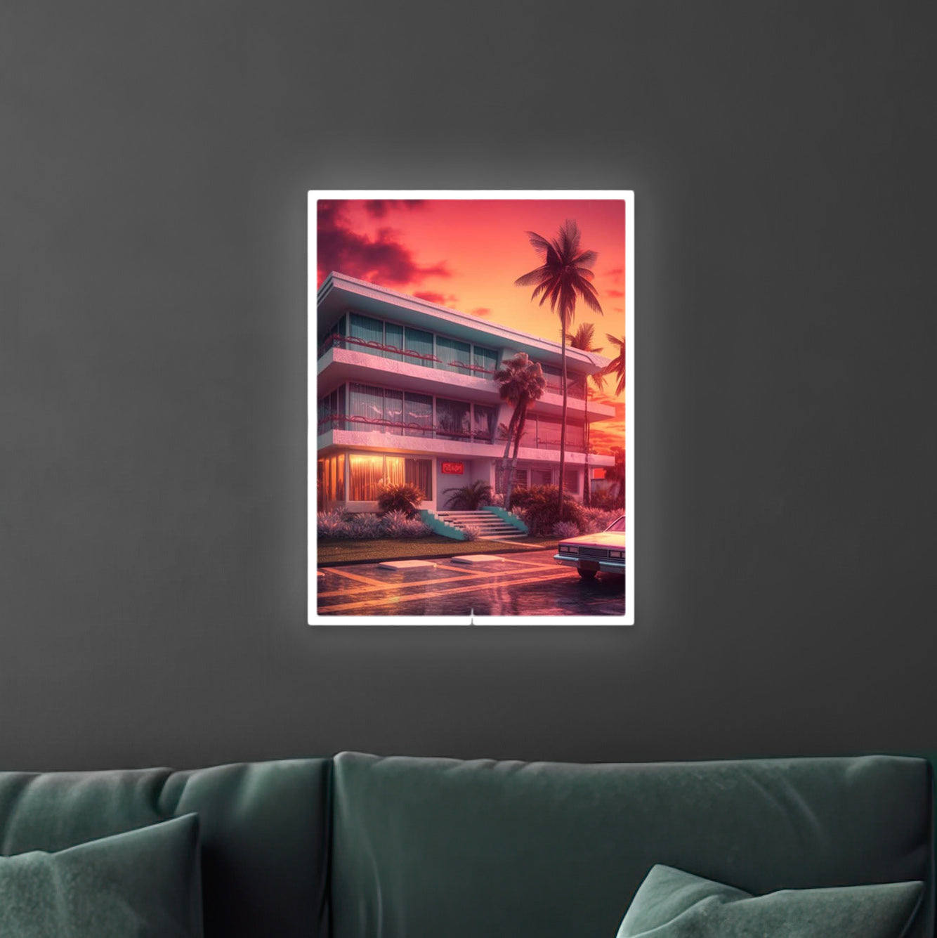 Miami 80s Style | LED Bild