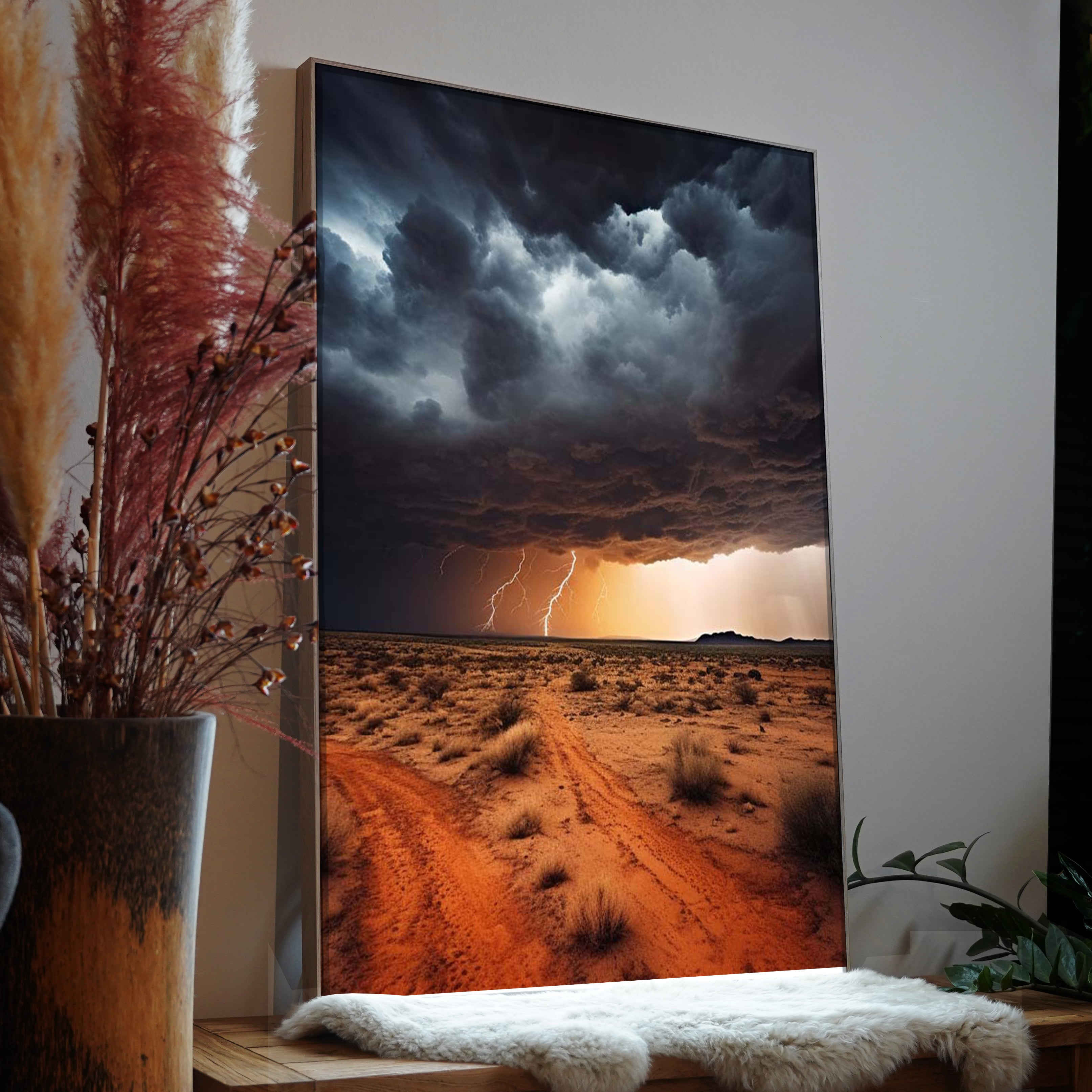 Storm in the Desert | LED Bild