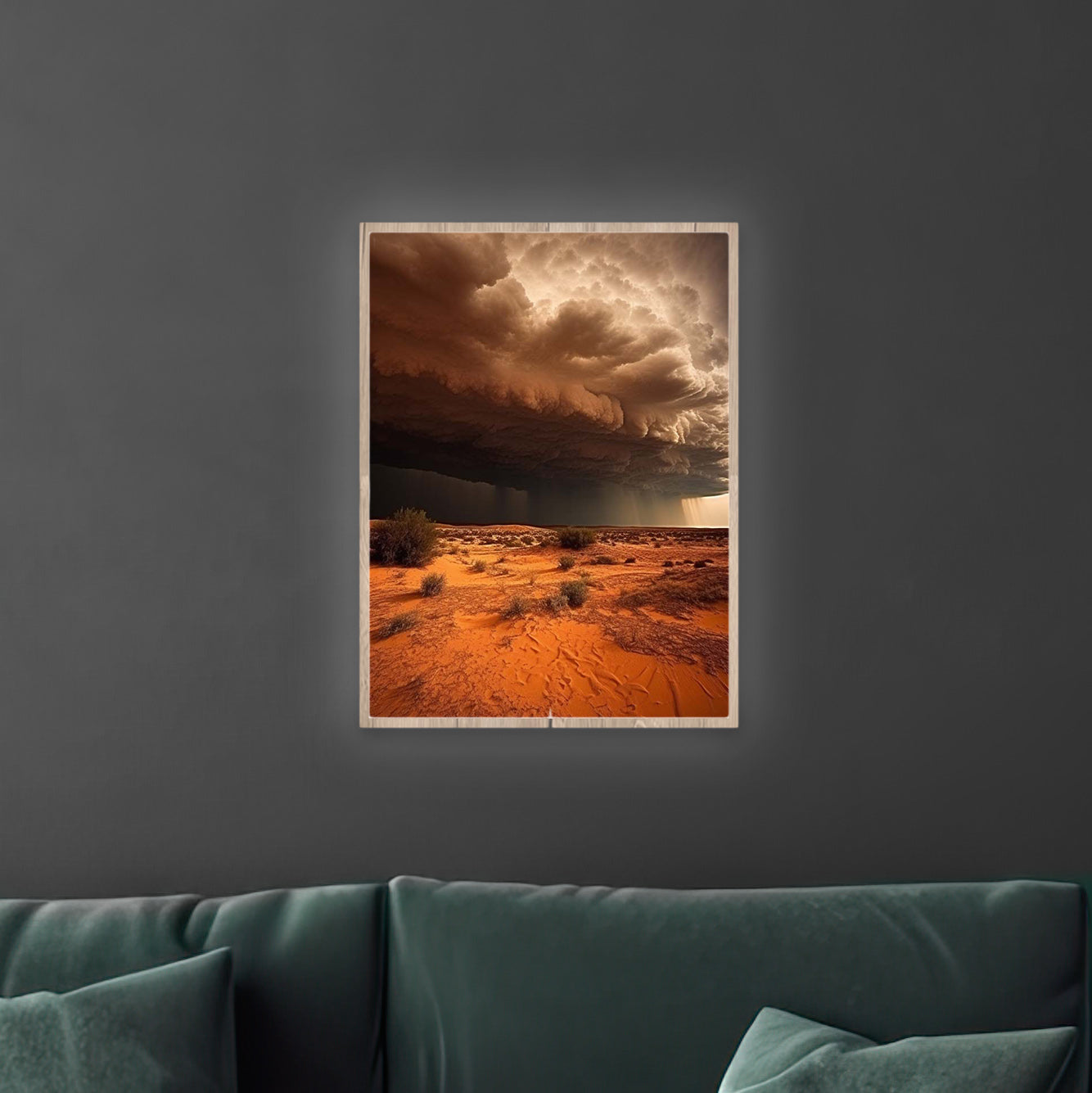 Storm in the Desert 2 | LED Bild