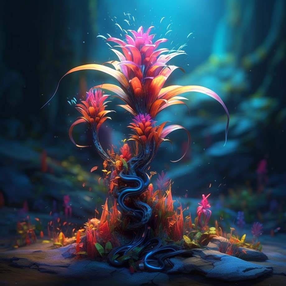 Fantasy Flower | LED Bild