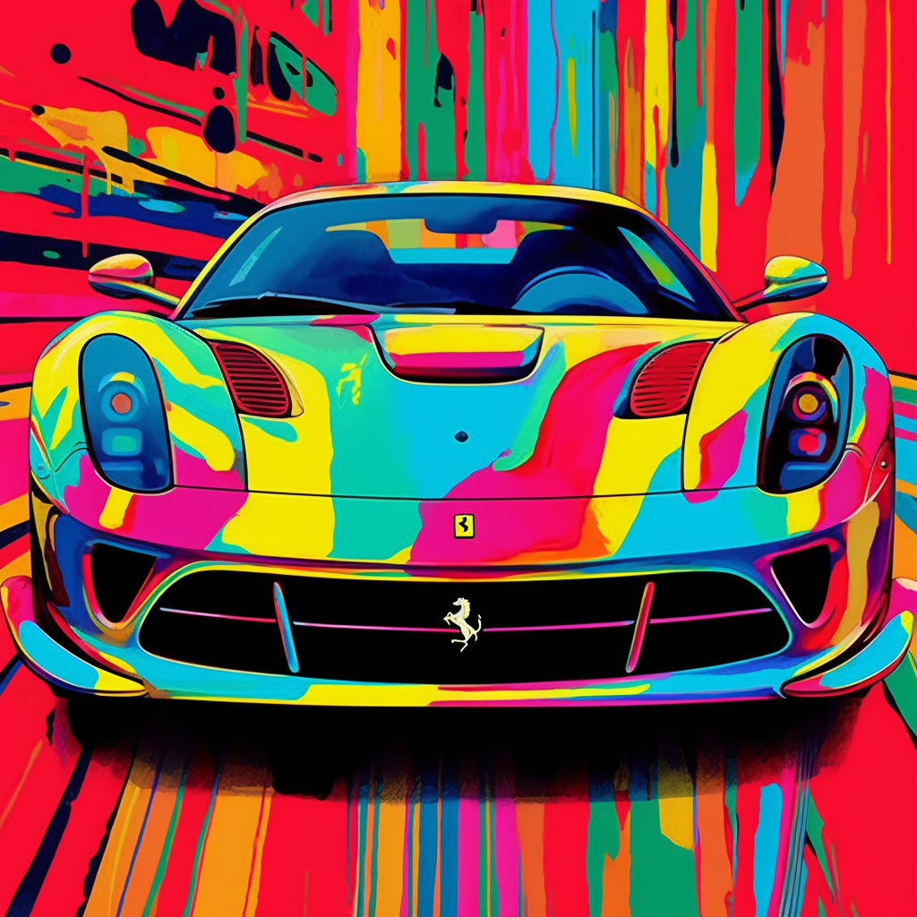 Auto | Ferrari "Turquoise Front" | LED Bild