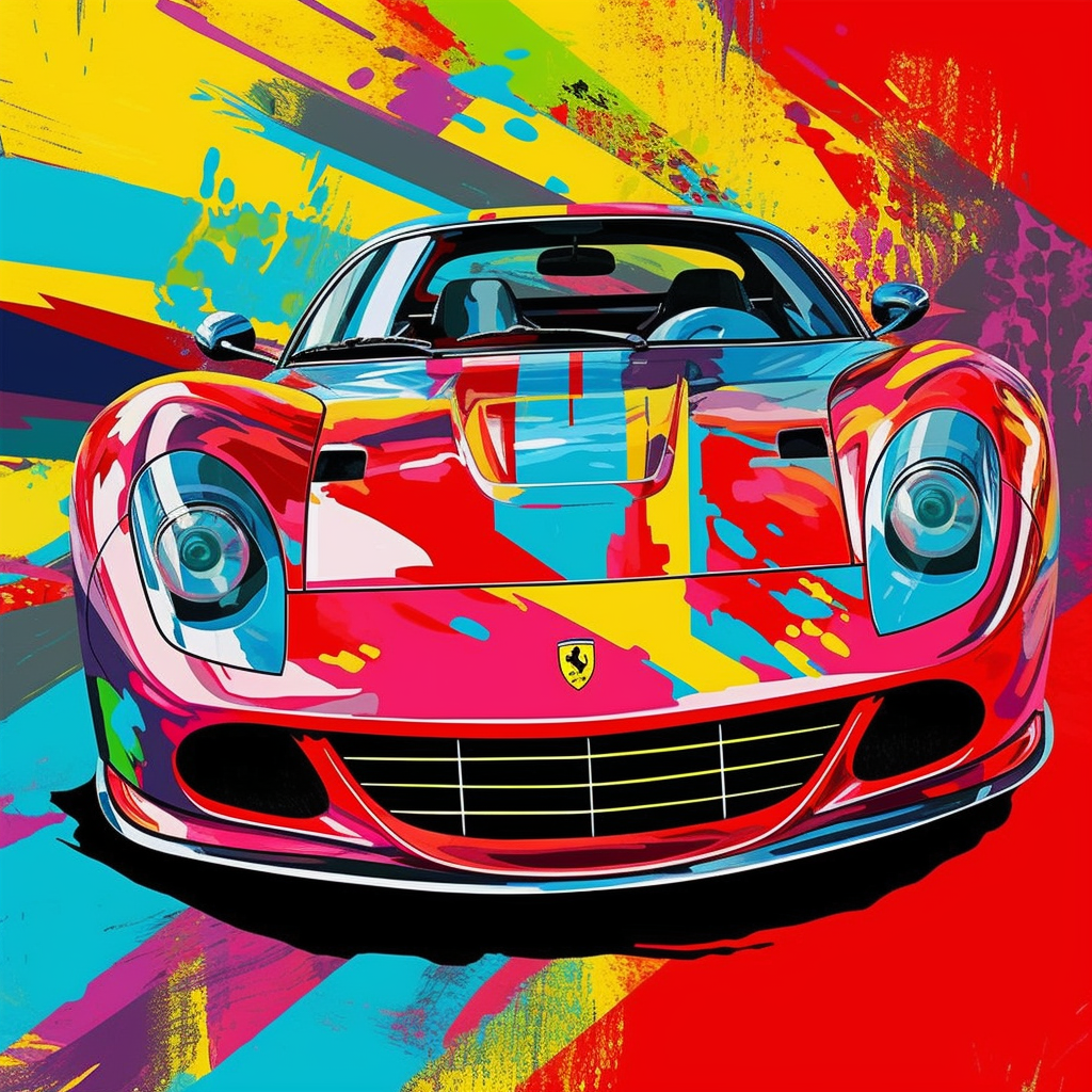 Auto | Ferrari "Mordern Front" | LED Bild