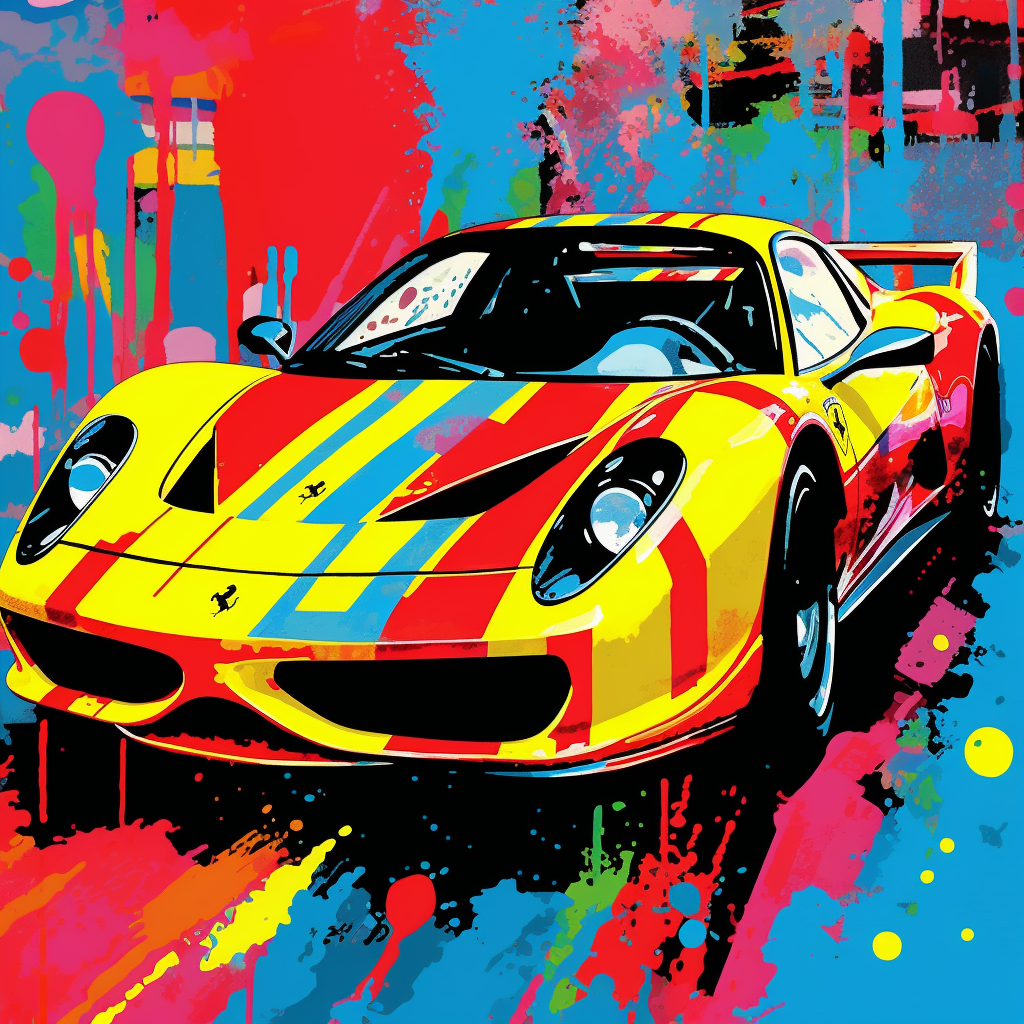 Auto | Ferrari "Yellow" | LED Bild