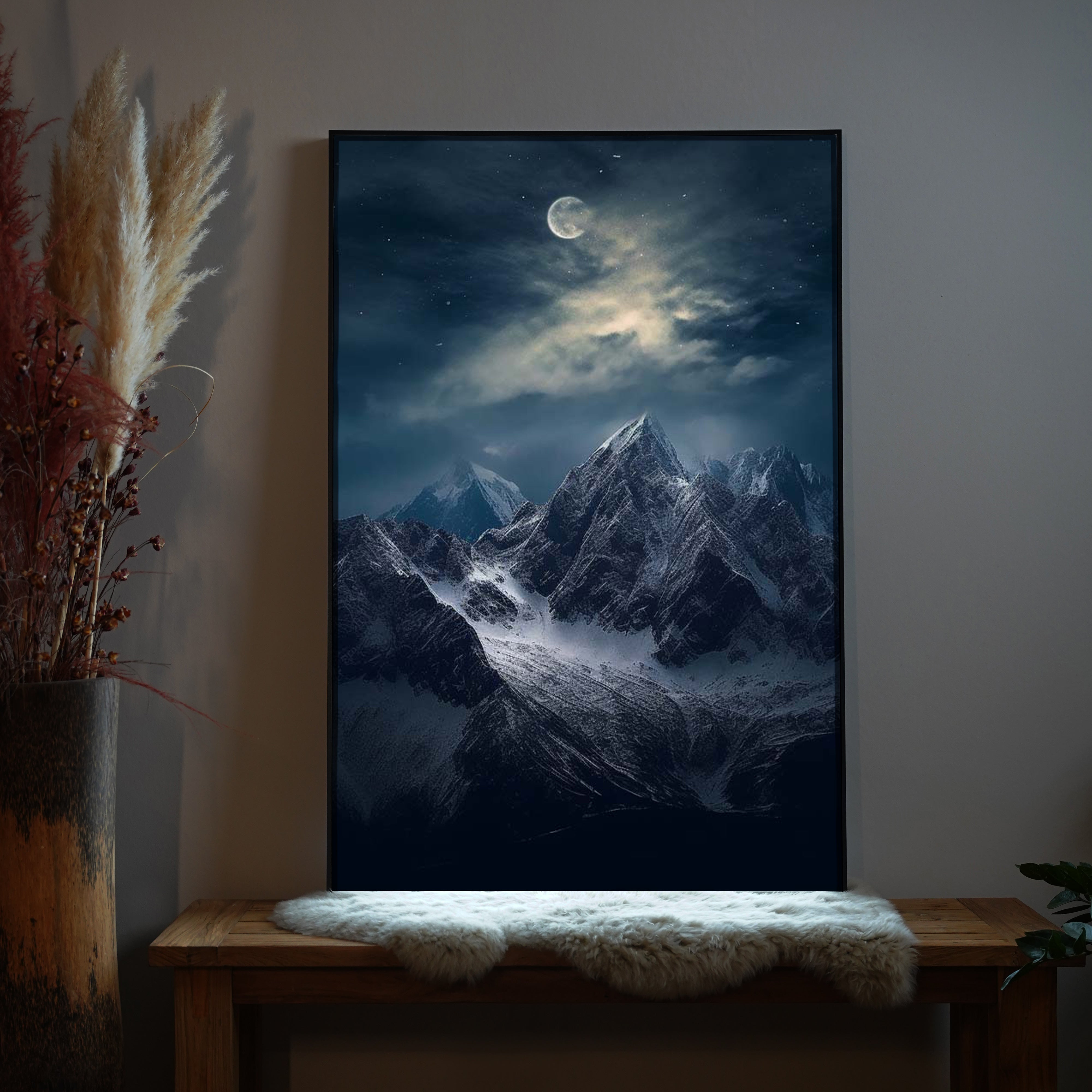 Mountain Moonshine | LED Bild