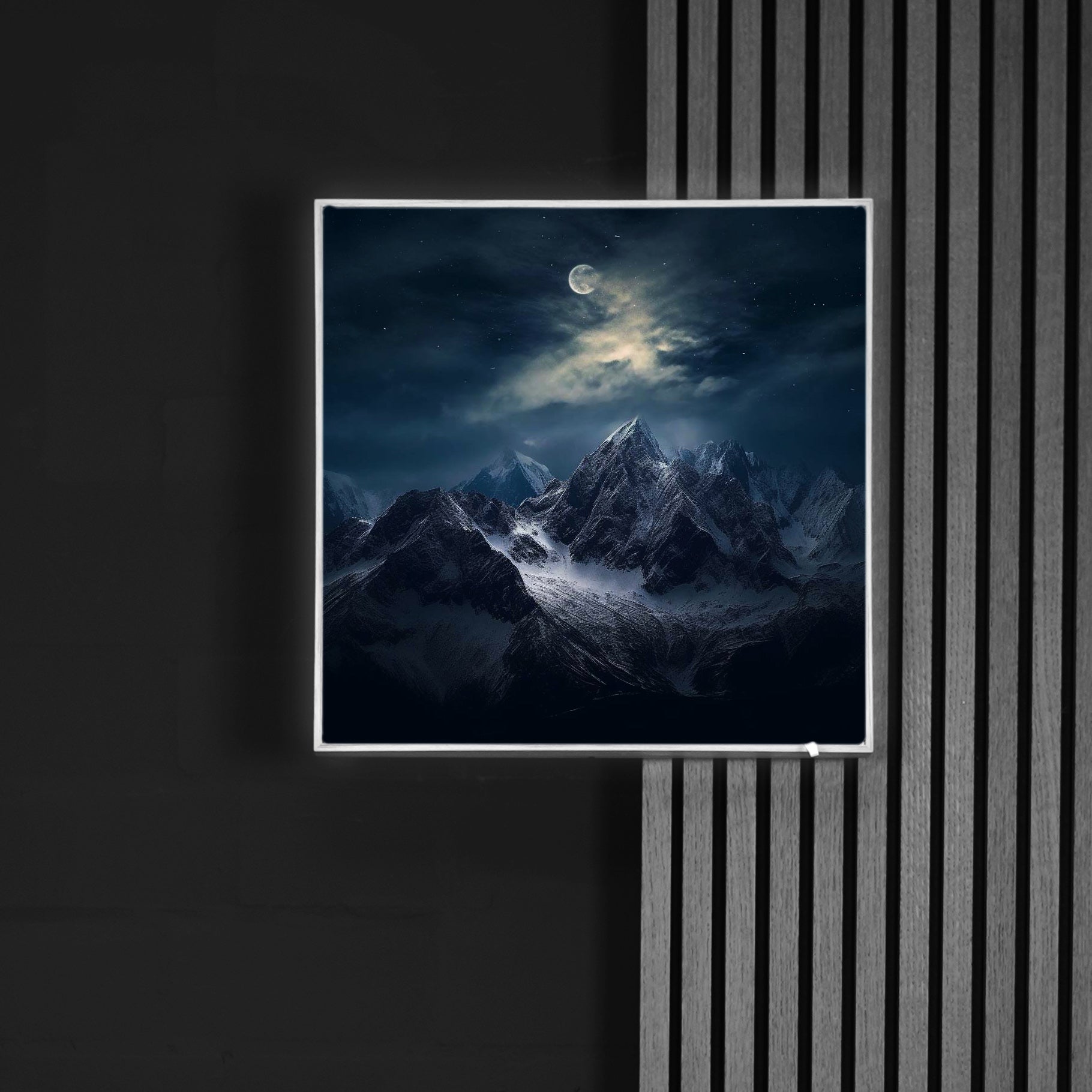 Mountain Moonshine | LED Bild