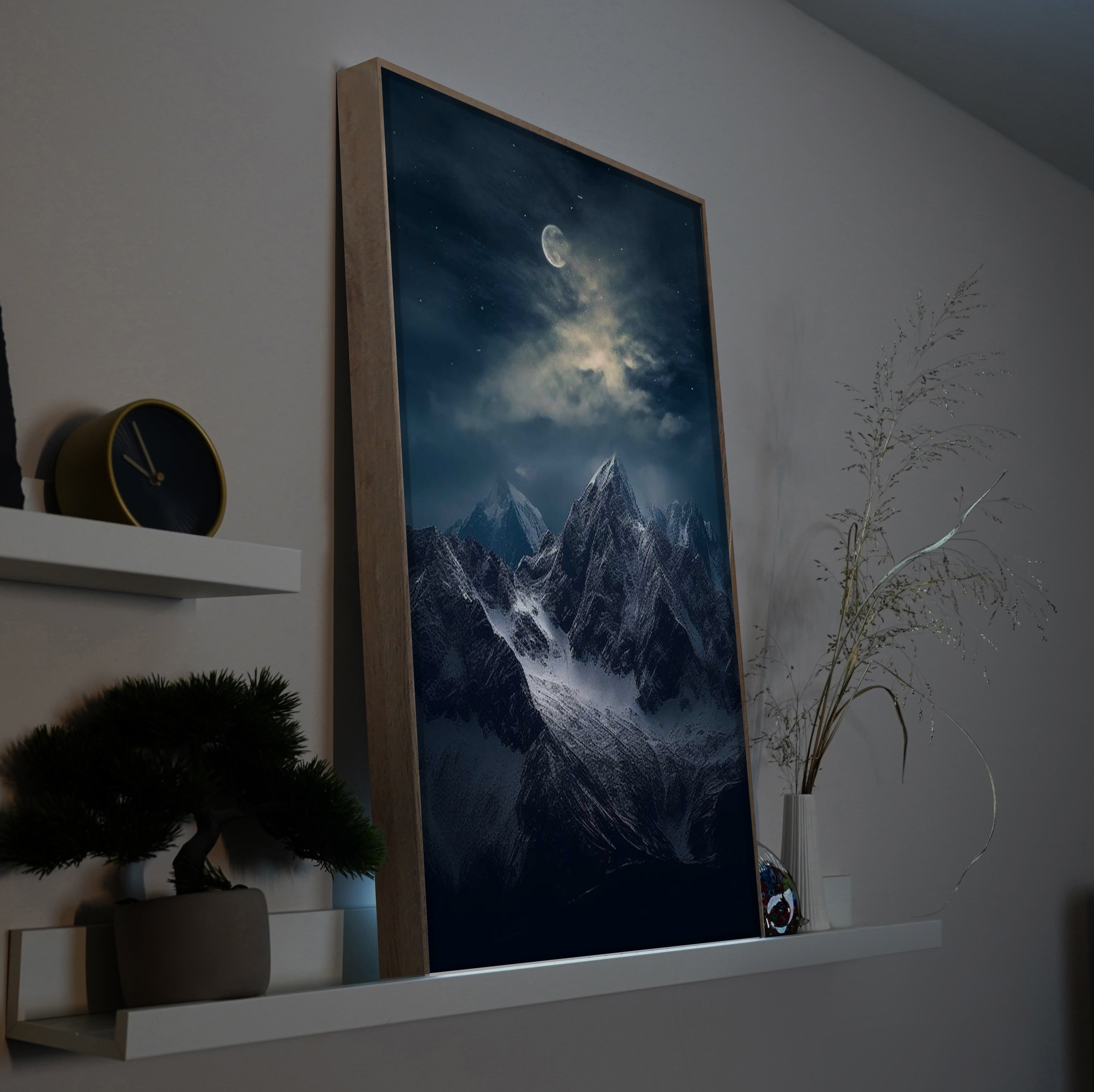 Mountain Moonshine | LED Bild