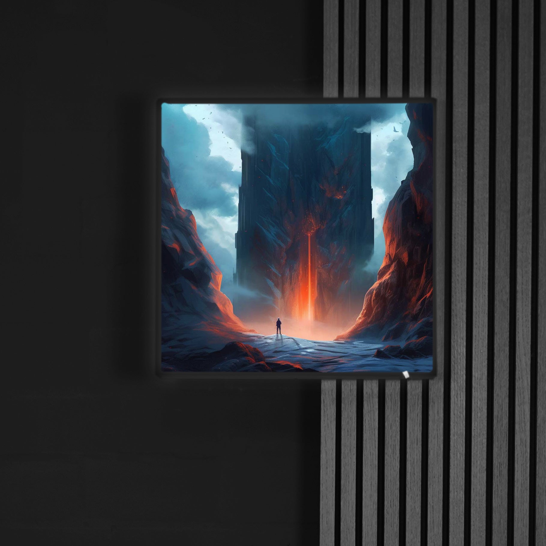Mountain Lava | LED Bild