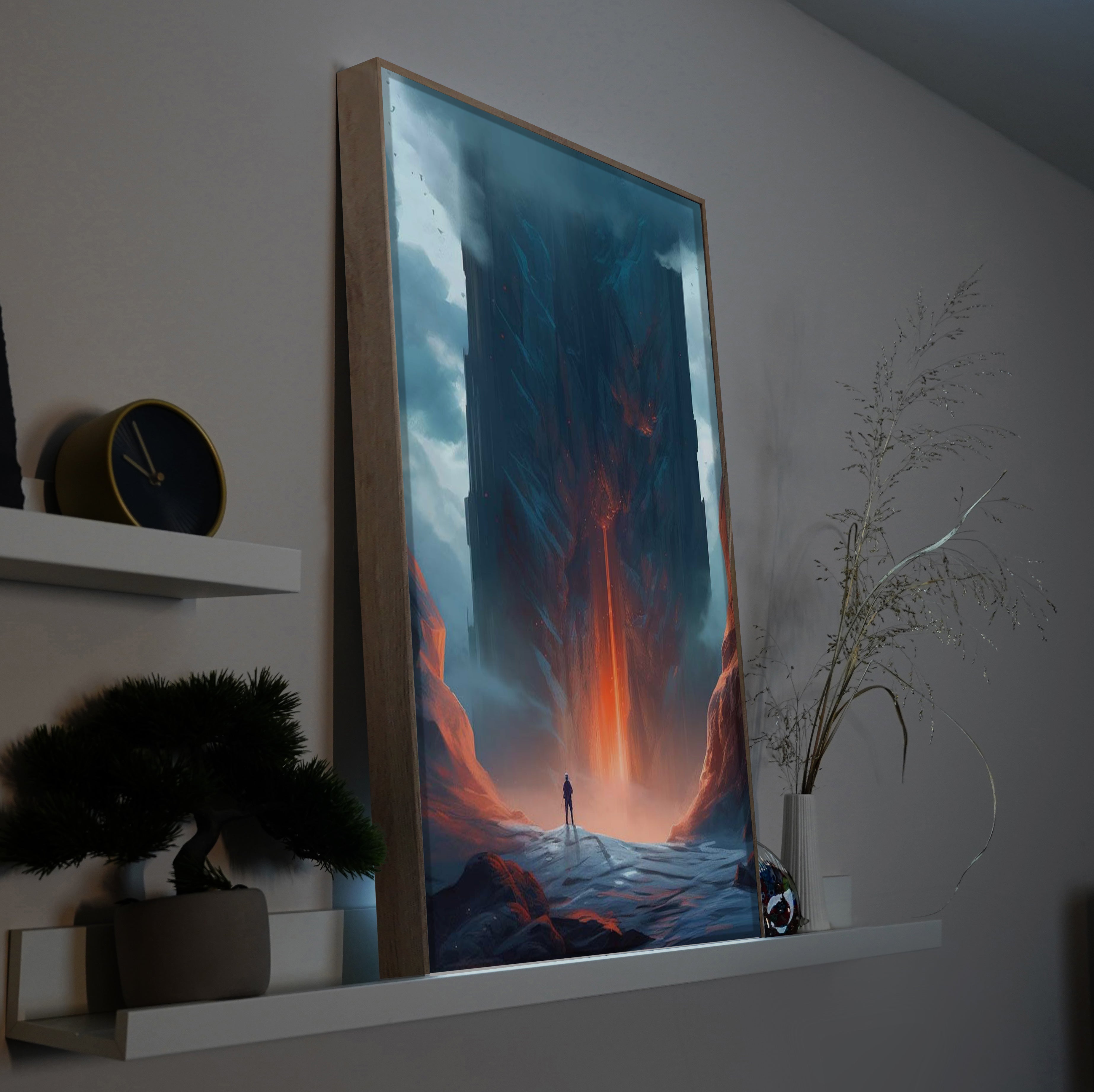 Mountain Lava | LED Bild