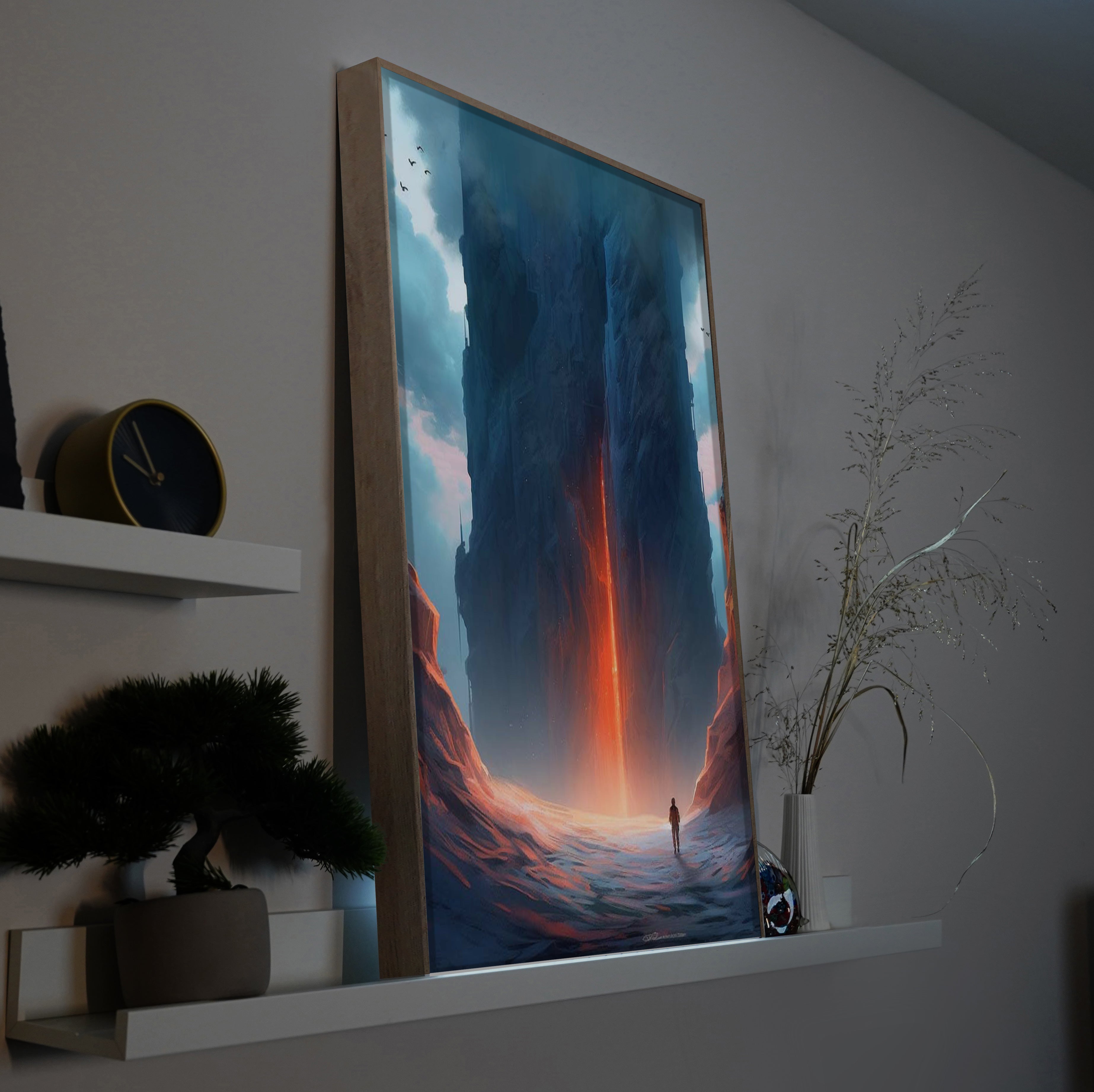 Mountain Lava 2 | LED Bild