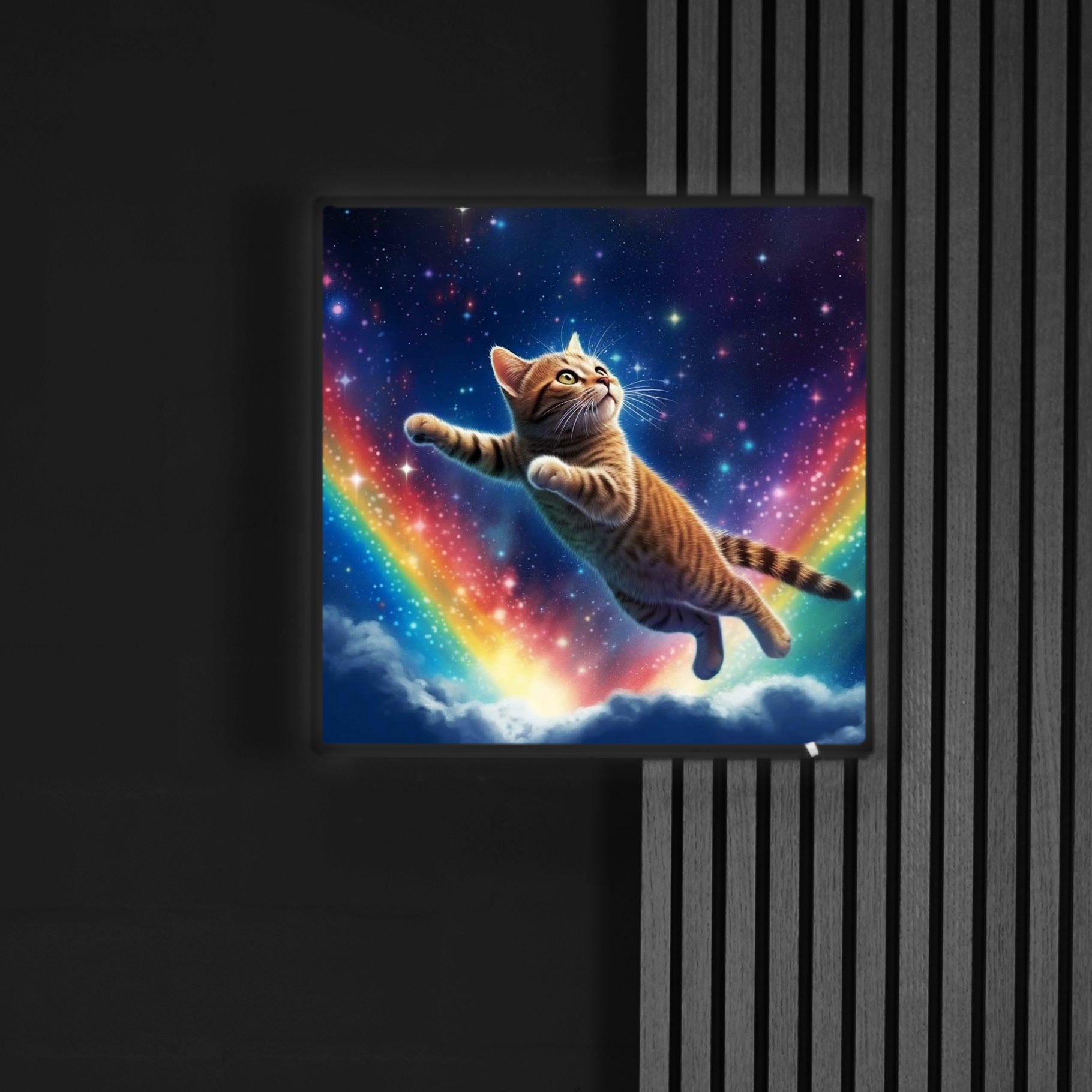 Rainbow Cat | LED Bild