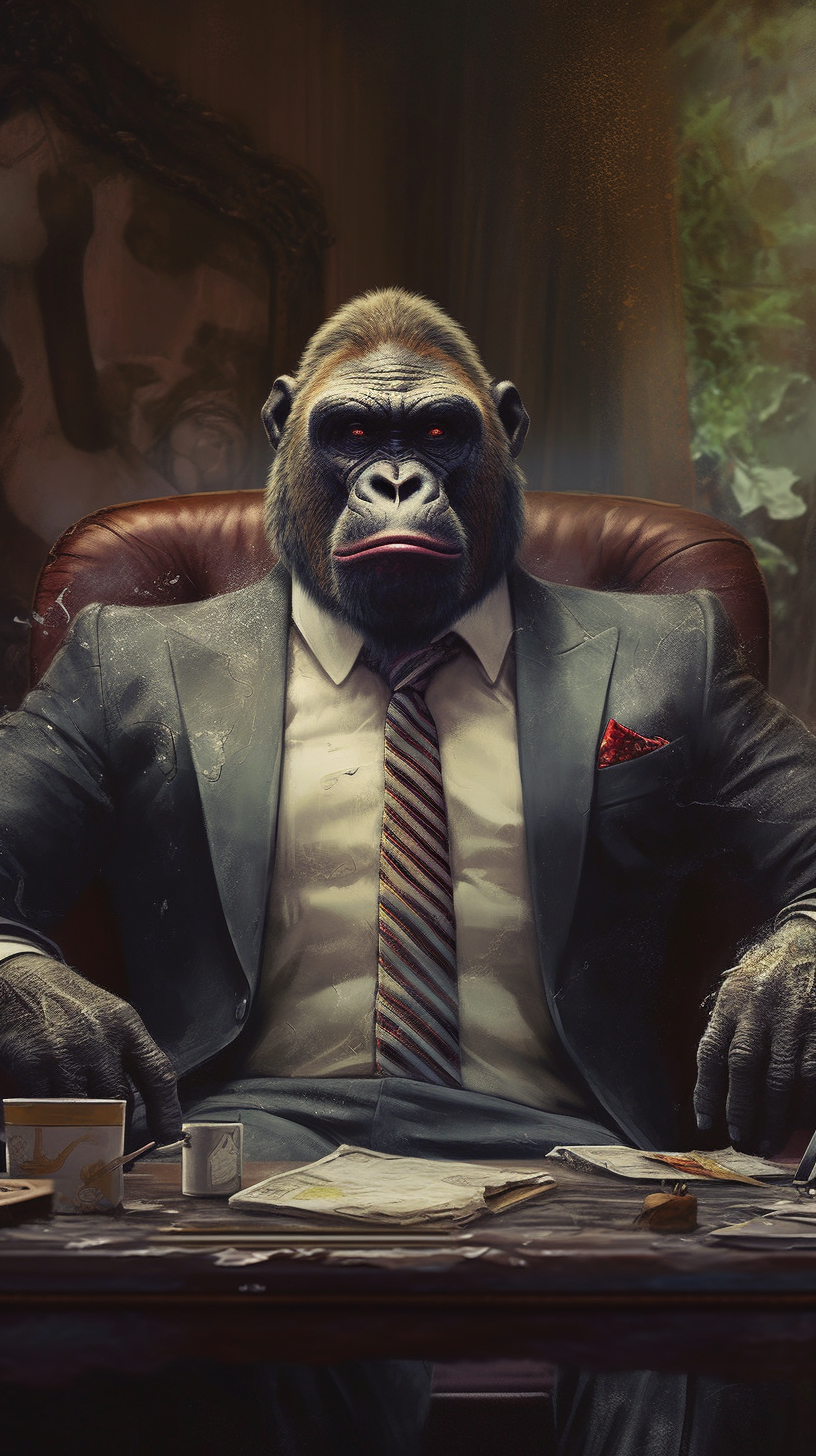 Artwork | Boss Gorilla | LED Bild