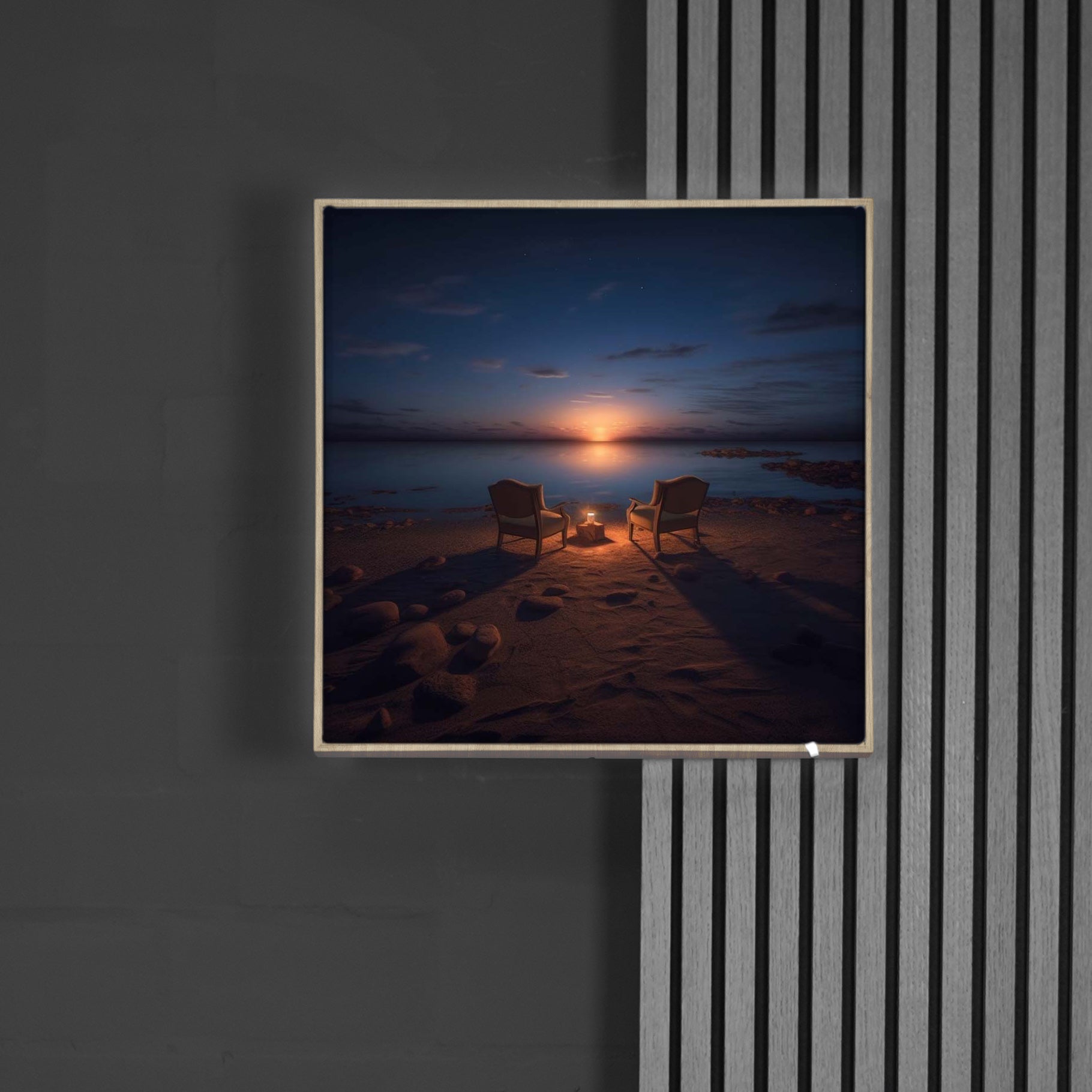 Relaxing Sunset Place | LED Bild