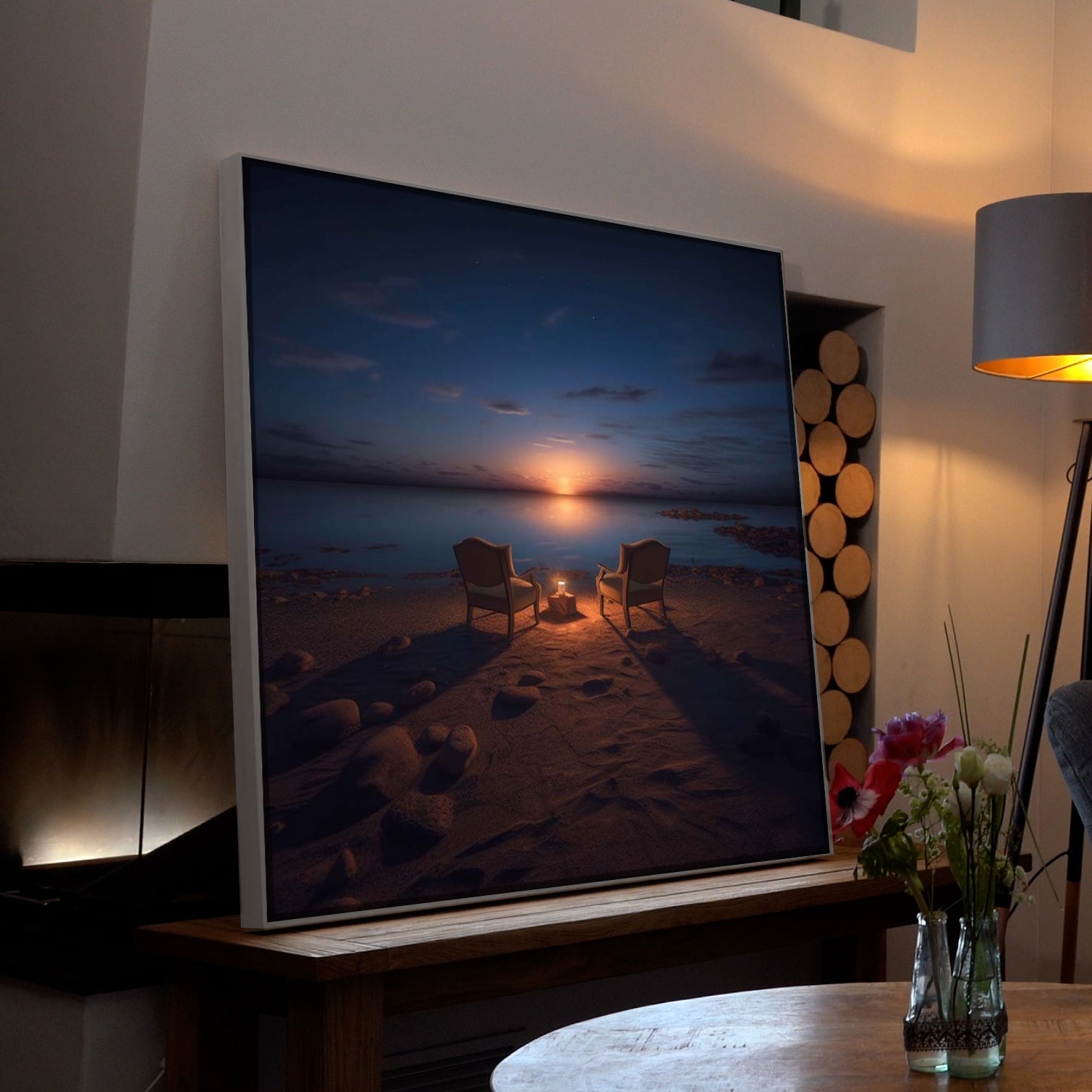 Relaxing Sunset Place | LED Bild