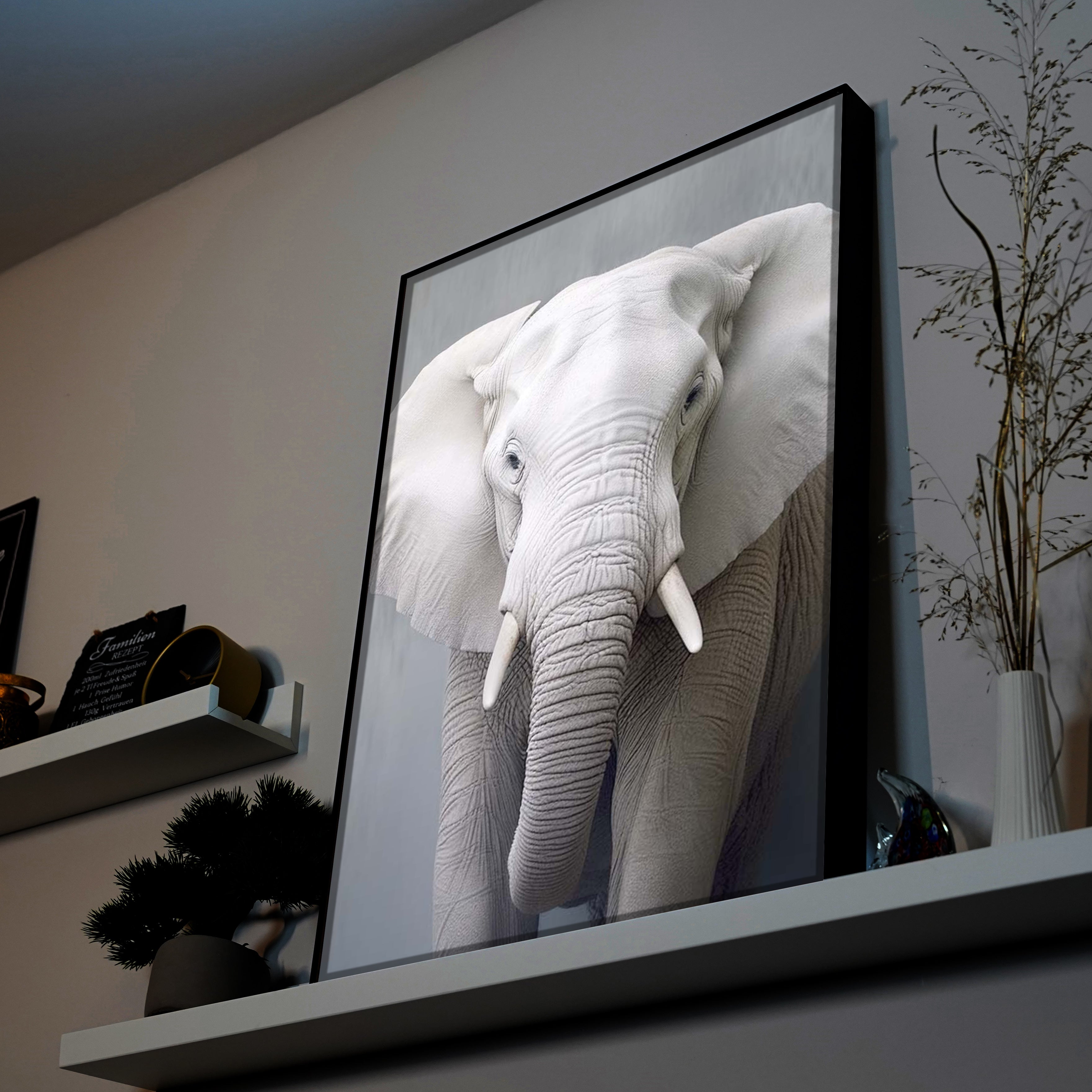 Albino Elephant | LED Bild