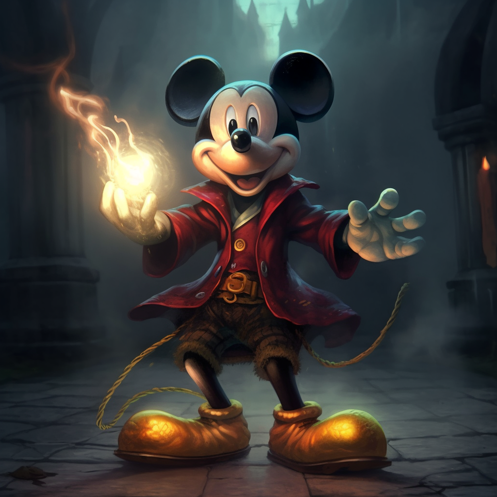 Magic Micky Maus | LED Bild