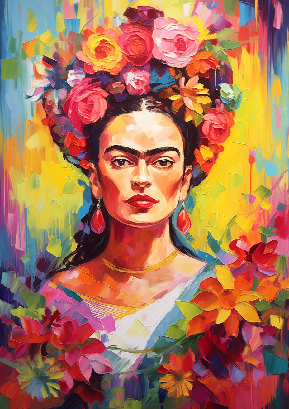 Artwork | Frida "Straight" | LED Bild