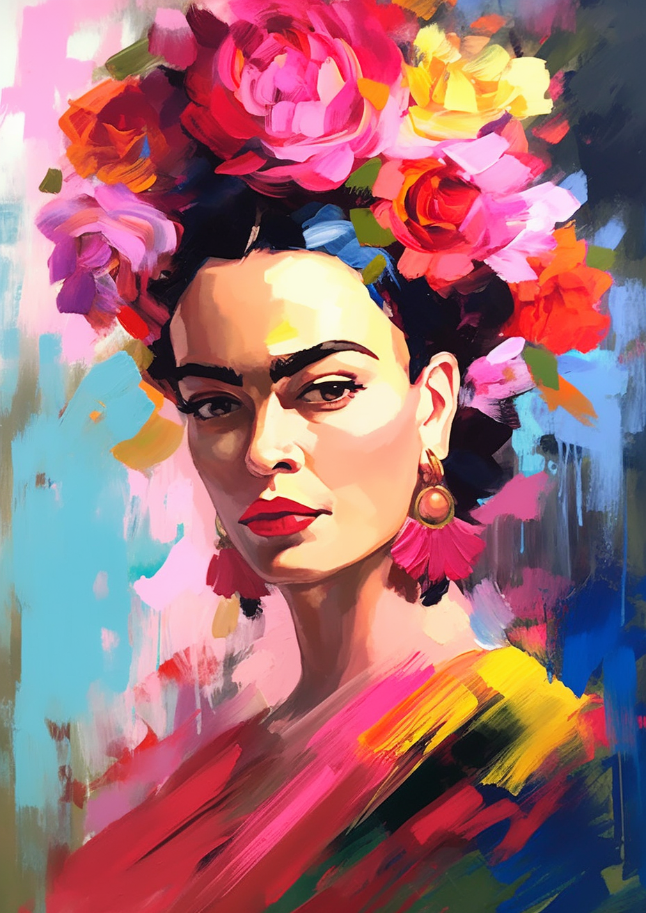 Artwork | Frida "Calm" | LED Bild