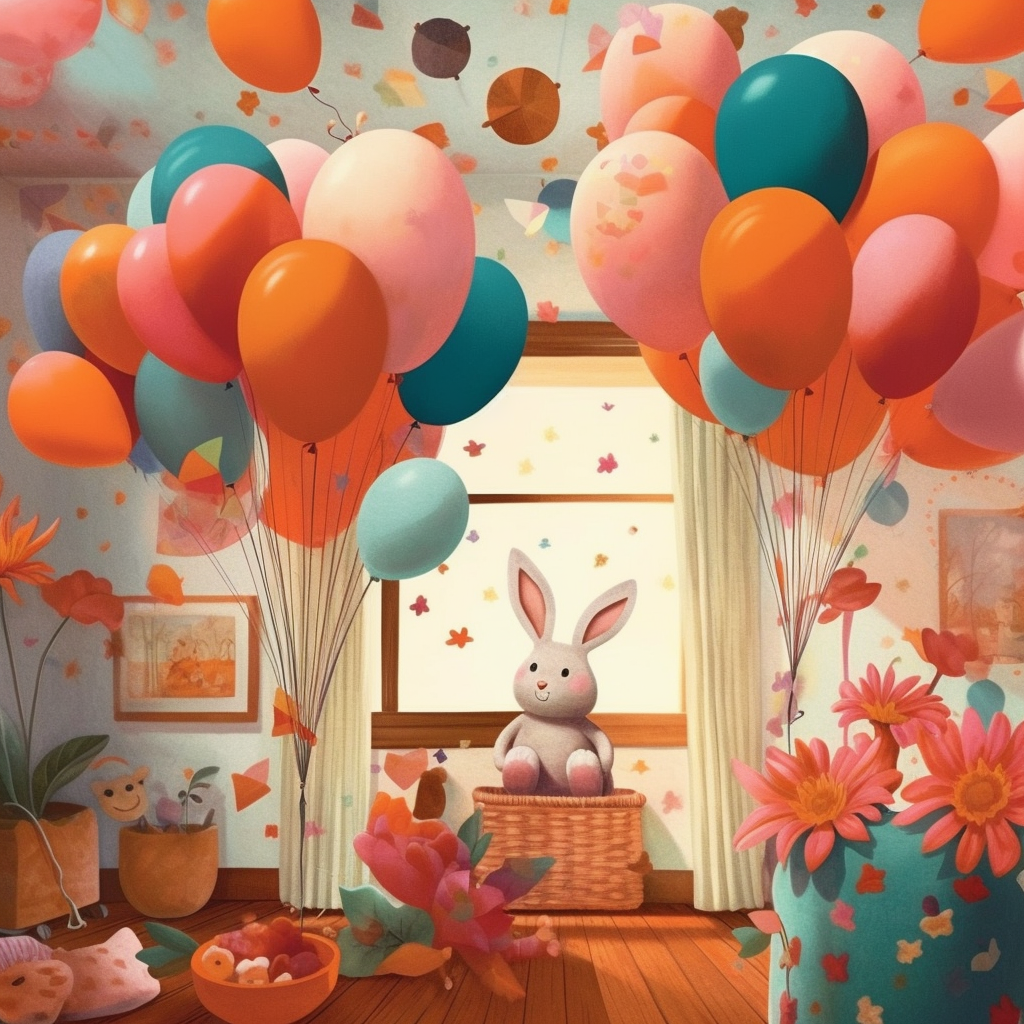 Kinderzimmer | Kindermotiv "Kids Room Rabbit" | LED Bild