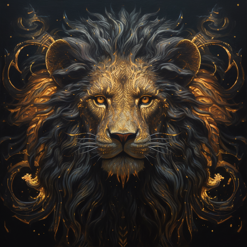 Tiere | Shiny Lion III | LED Bild