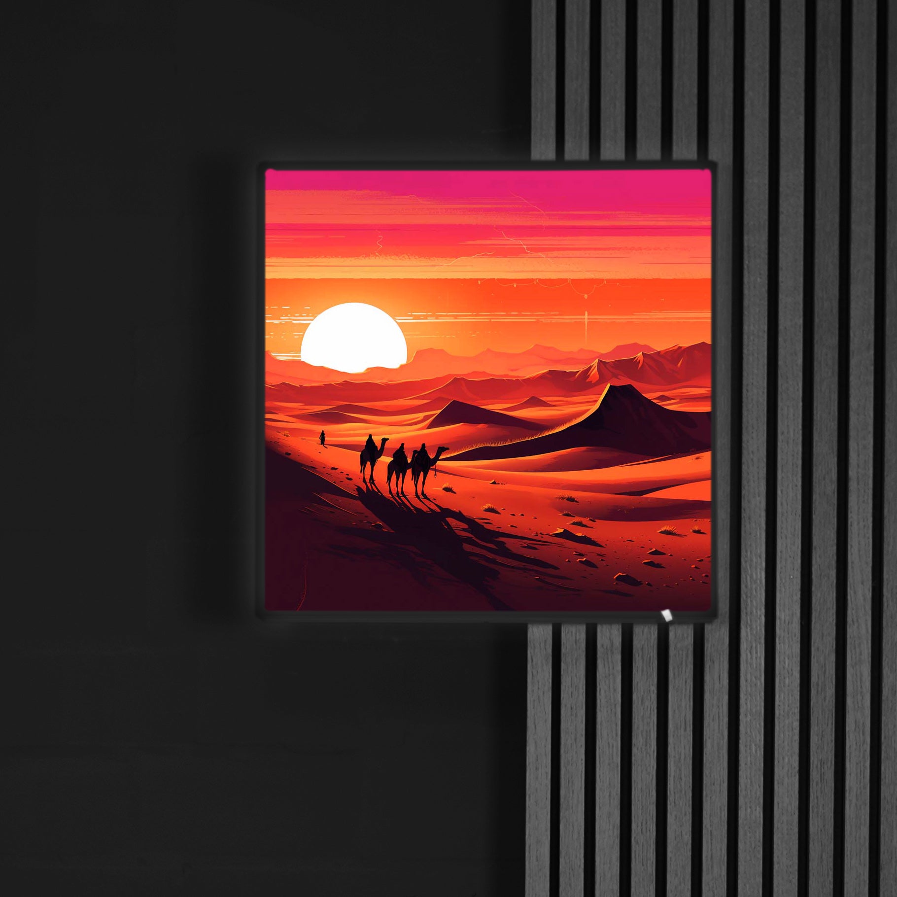 Desert Sunset | LED Bild