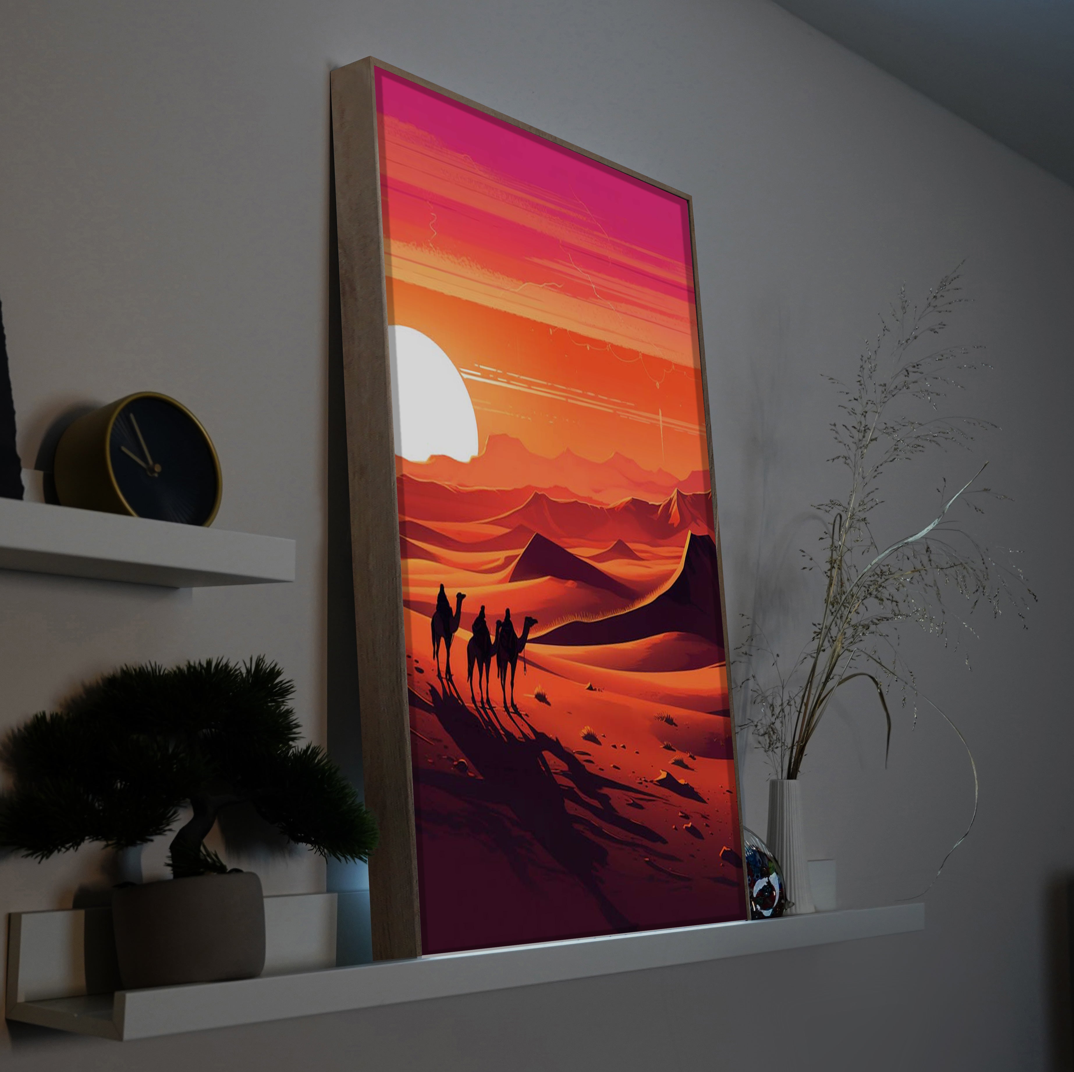 Desert Sunset | LED Bild