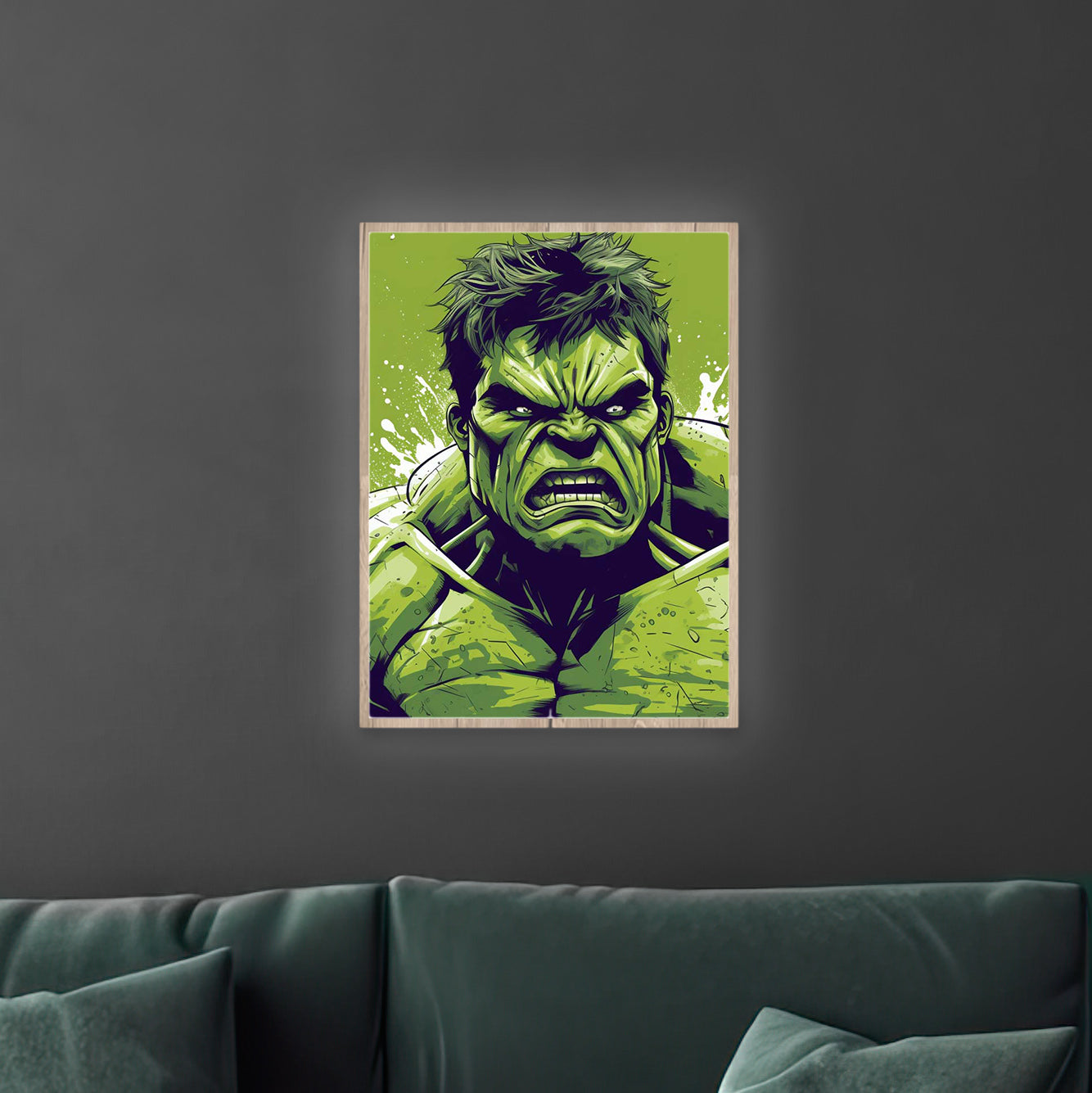 Hulk Artwork | LED Bild