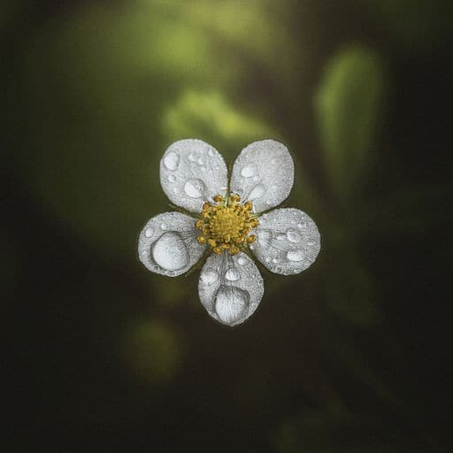 Max Engel | Walderdbeerenblüte | LED Bild