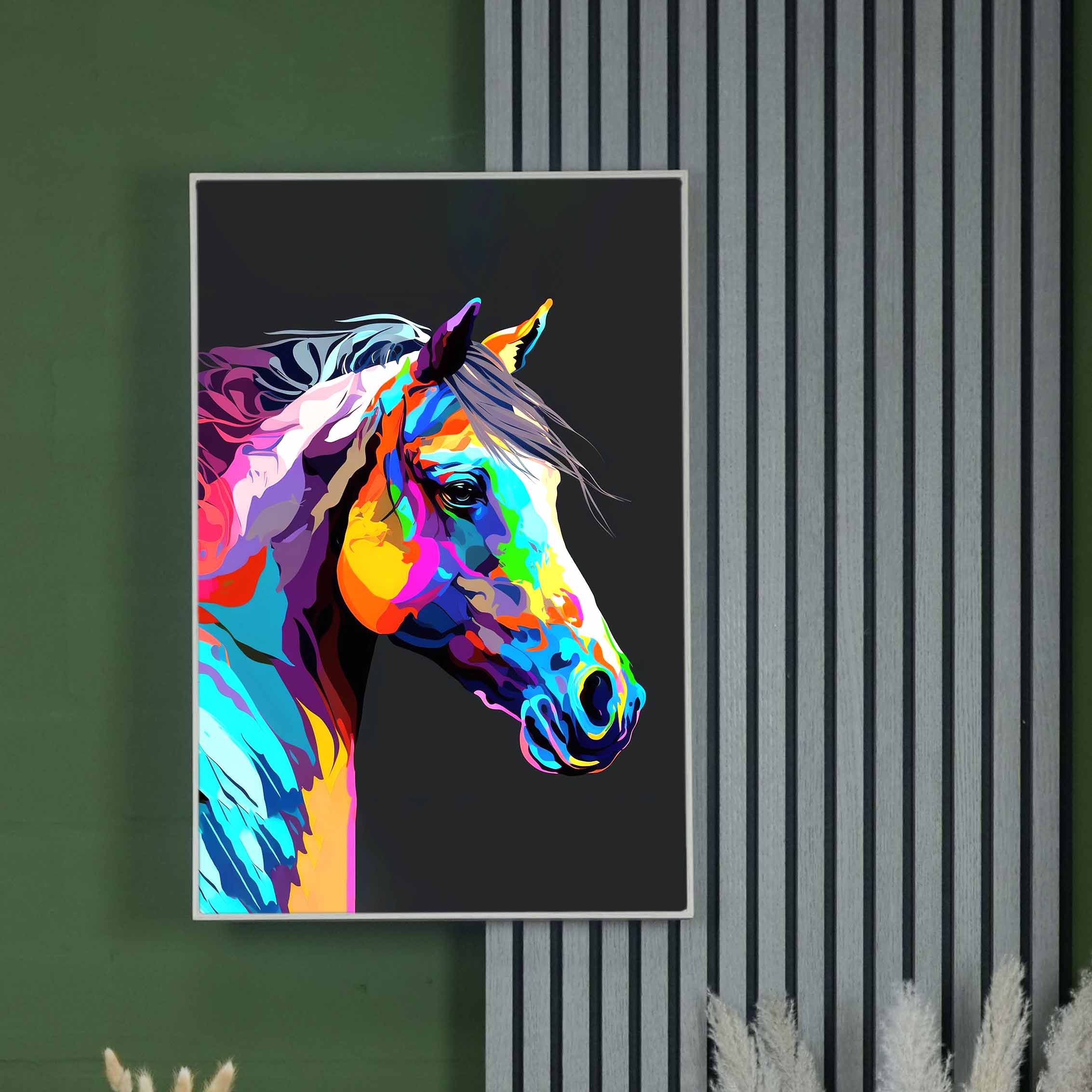 Artwork | Pferd | LED Bild