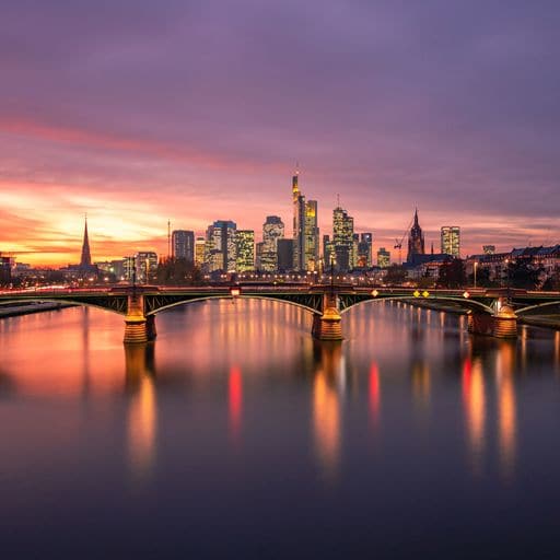 Jan Wehnert | Frankfurt Skyline | LED Bild