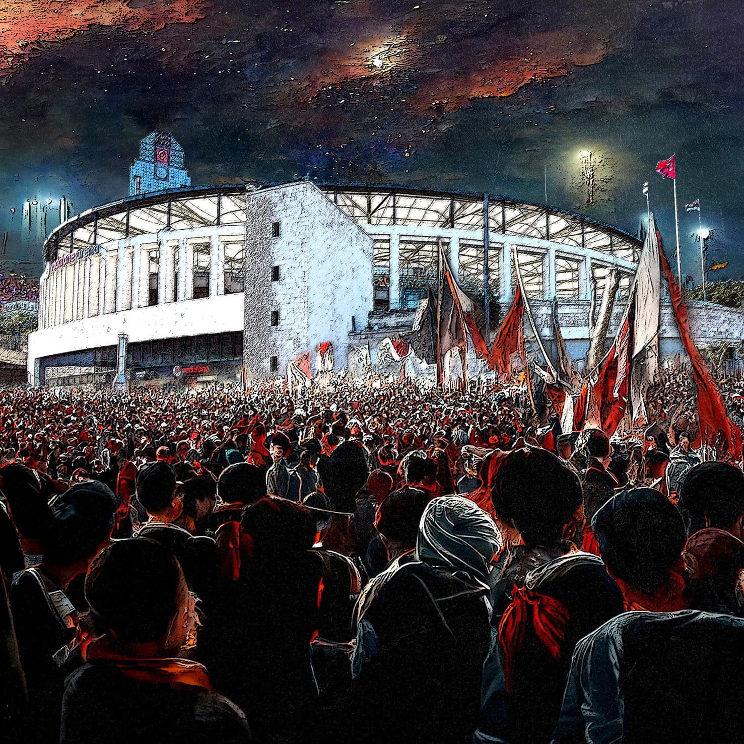 Jan Lehrian | Stadion Besiktas Istanbul | LED Bild